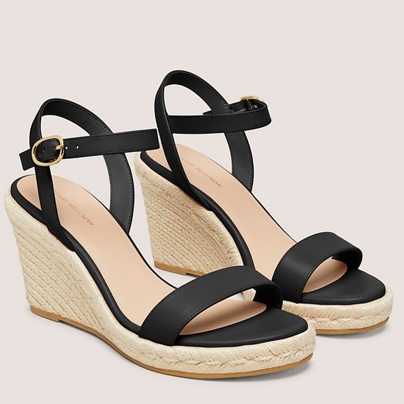 Stuart Weitzman Teddi Wedge Sandal Size 9 New - Picture 2 of 10